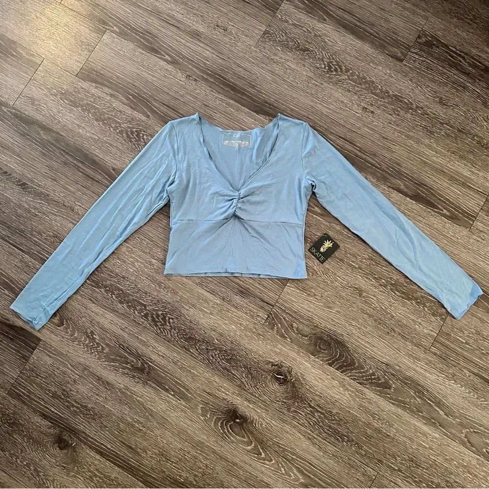 Skatie Long Sleeve Crop Top New
